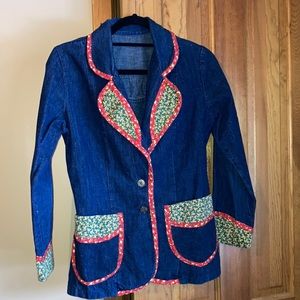 Vintage denim blazer